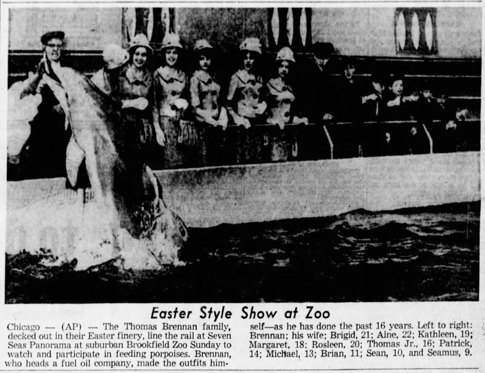 Easter style show at zoo